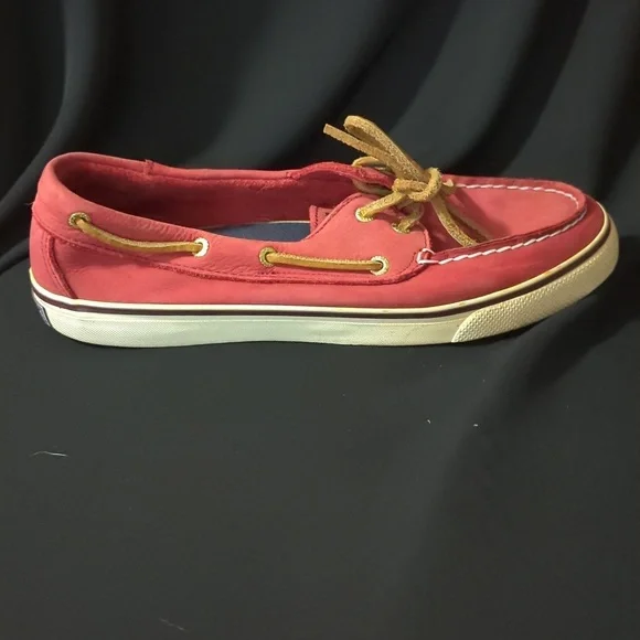 Sperry topsiders, red, size 8. Excellent condition. - Picture 7 of 11